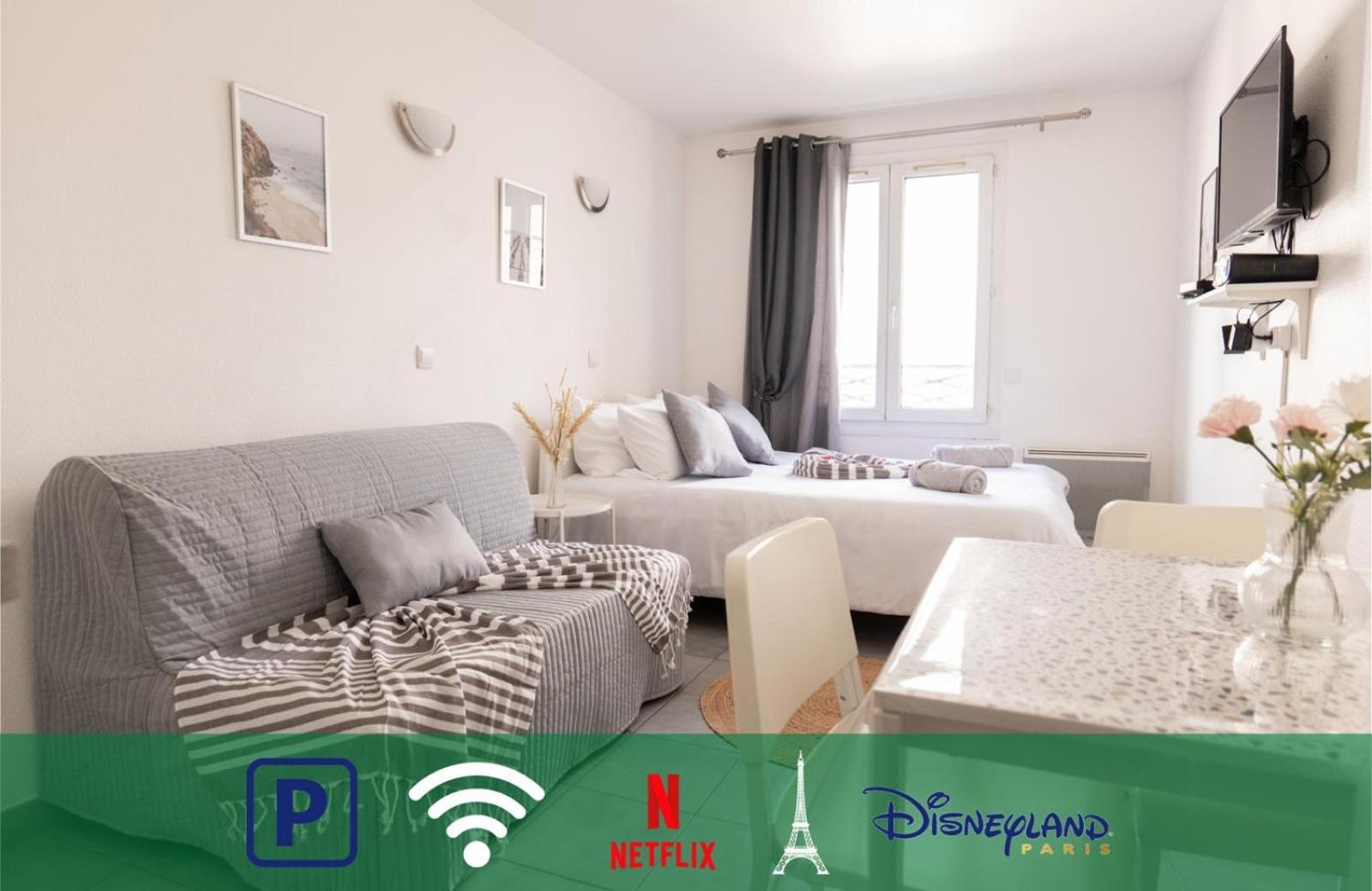 Cosy Appartement - 4 Personnes - Disneyland & Paris ブシー・サン ・ジョルジュ エクステリア 写真